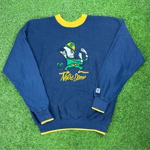 Vintage The Game Notre Dame crewneck in blue